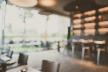 Soyut bulanıklık ve defokus restoran ve kafe cafe interi