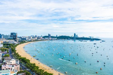 Pattaya Tayland - 26 Temmuz 2019 Güzel manzara ve cityscap