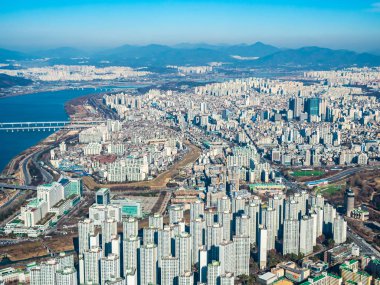 Seul 'de güzel bir mimari bina.