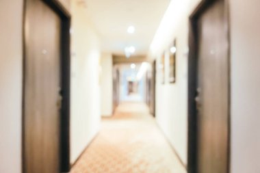Soyut bulanıklık ve ufuk otel lobisinde
