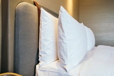 Beyaz rahat yastık Yatak Dekorasyon