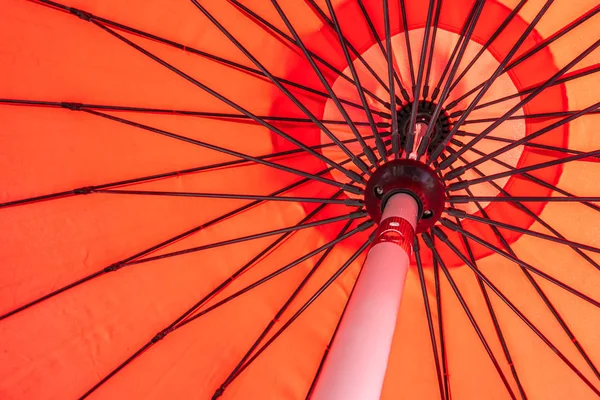 Parapluie rouge textures abstraites et surface — Photo