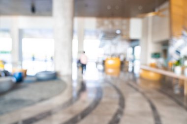 Soyut bulanıklık ve ufuk otel lobi iç