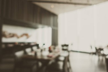 Soyut bulanıklık ve defokus restoran ve kafe cafe interi