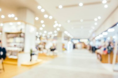 Soyut bulanıklık ve alışveriş merkezinde, ufuk alışveriş merkezi