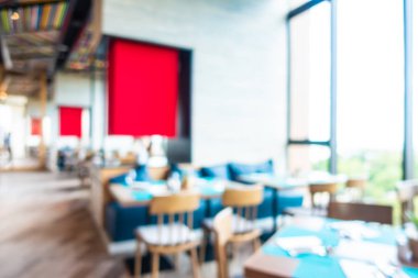 Soyut bulanıklık ve ufuk kafe ve Restoran iç
