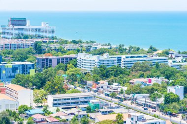 Güzel açık hava manzara ve hua hin şehir manzarası