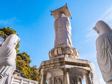 Güzel Budizm heykel Bongeunsa Tapınak