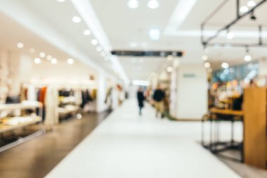 Soyut bulanıklık ve ufuk lüks alışveriş merkezi bölümü s