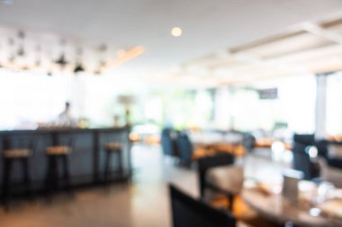 Soyut bulanıklık ve ufuk kafe Cafe ve büfe restaura