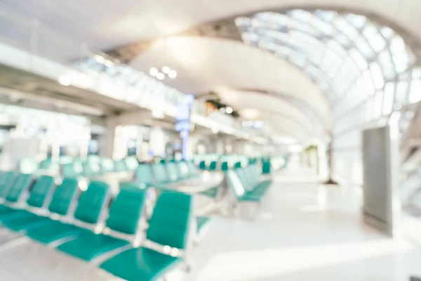 Abstract blur and defocused airport terminal interior — Stock Photo, Image