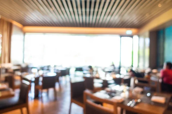 Café-restaurant abstrait flou et déconcentré et restaurant buffet — Photo