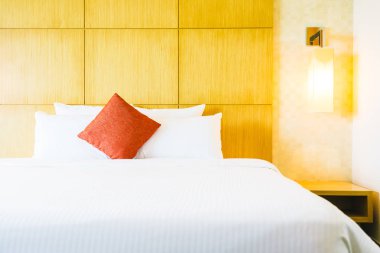 Beyaz rahat yastık Yatak Dekorasyon