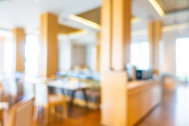 Soyut bulanıklık ve ufuk kafe ve Restoran iç