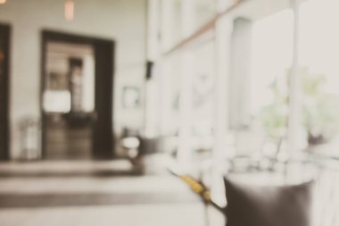 Soyut bulanıklık ve defokus restoran ve kafe cafe interi