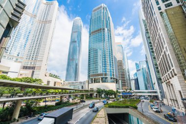 Hong kong City gökdelen bina güzel mimari