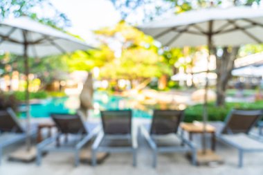 Soyut bulanıklık ve defokus açık yüzme havuzu