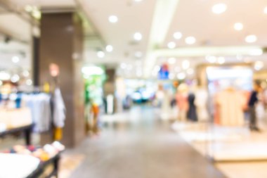 Soyut bulanıklık ve defocused güzel lüks alışveriş merkezi