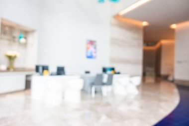 Soyut bulanıklık ve ufuk otel ve lobi iç