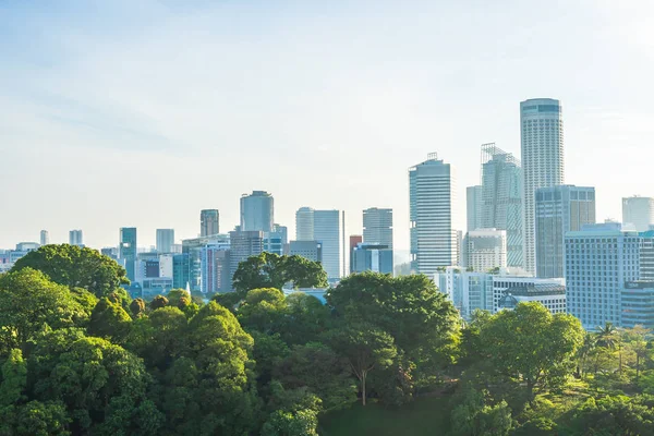 Bella architettura edificio paesaggio urbano esterno a Singapore — Foto Stock