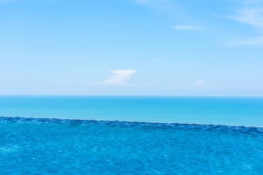 Hotel r sonsuzluk yüzme havuzu güzel açık manzara