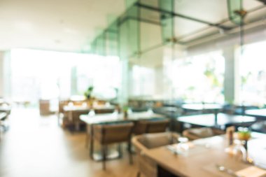 Soyut bulanıklık ve defocused açık büfe restoran ve kahve dükkanı CA