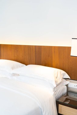 Beyaz rahat yastık Yatak Dekorasyon