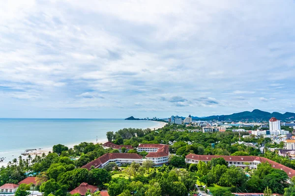 Vackert landskap och stadsbilden i Hua Hin stad runt havet OCE — Stockfoto