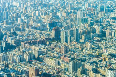 Taipei şehrinin güzel mimarisi