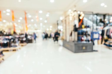 Soyut bulanıklık ve ufuk lüks alışveriş merkezi bölümü s