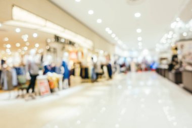 Soyut bulanıklık ve alışveriş merkezinde, ufuk alışveriş merkezi