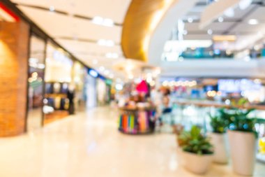 Soyut bulanıklık ve defocused güzel lüks alışveriş merkezi