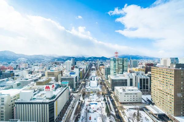 Hokkaido Sapporo, Japonia - 2 lutego 2019 piękna architektura — Zdjęcie stockowe