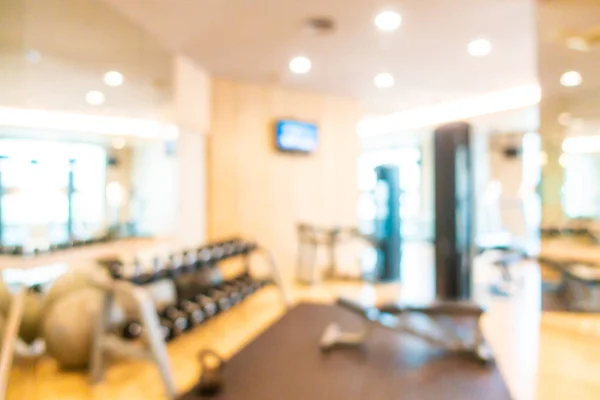 Soyut bulanıklık ve spor salonu iç fitness ekipmanları bulanıklaştırma — Stok fotoğraf
