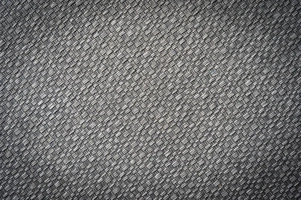 Szara i Czarna skóra bawełna tekstura — Zdjęcie stockowe