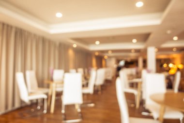 Soyut bulanıklık ve ufuk restoran ve kafe iç