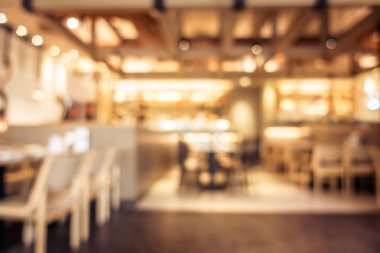 soyut bulanık kahve dükkanı iç mimarisi