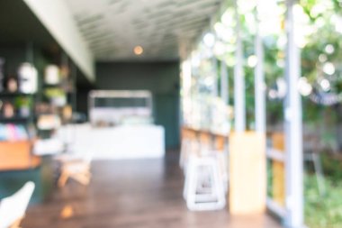 Soyut bulanıklık ve ufuk kafe Cafe ve büfe restaura