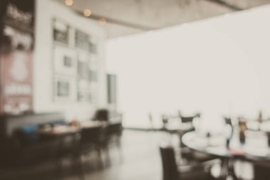 Soyut bulanıklık ve defokus restoran ve kafe cafe interi