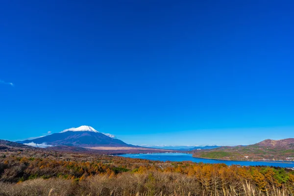 Vackra fuji berg i yamanakako eller yamanaka sjö — Stockfoto