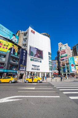 Taipei, Tayvan 30 Kasım 2018: Ximending piyasasıdır popula