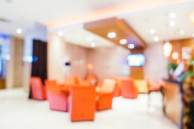 Soyut bulanıklık ve ufuk otel ve lobi iç