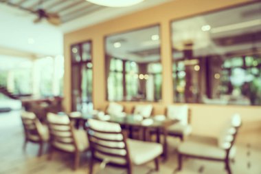 Soyut bulanıklık ve ufuk Restoran açık büfe ve kahve dükkanı ca