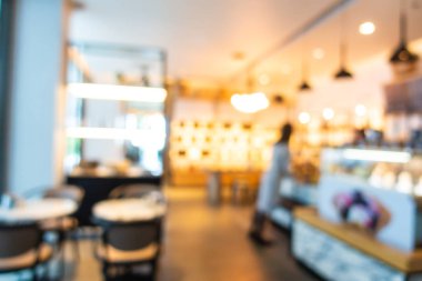 Soyut bulanıklık ve ufuk kafe Cafe ve büfe restaura