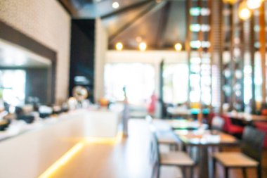 Soyut bulanıklık ve ufuk kafe ve Restoran iç