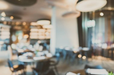Soyut bulanıklık ve defokus restoran ve kafe cafe interi