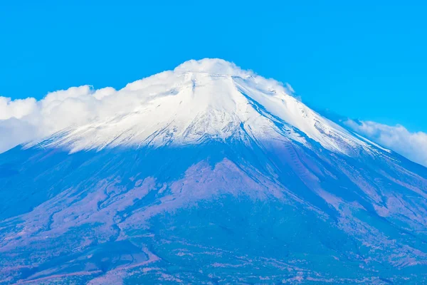 Fuji hegy gyönyörű tó yamanakako vagy yamanaka — Stock Fotó