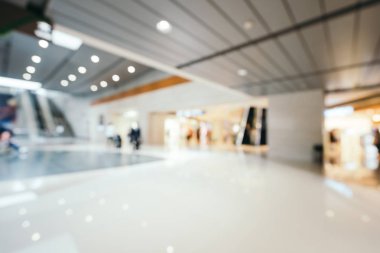 Özet bulanıklık ve DEP içinde defocused lüks alışveriş merkezi iç