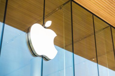 Bangkok, Tayland 28 Aralık 2018: pencere gl Apple logosu