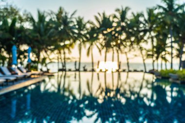 Soyut bulanıklık ve ufuk resort ve otel tatil seyahat için 